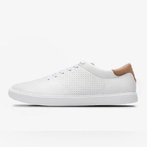 Travis Mathew White Phenom Leather Shoe